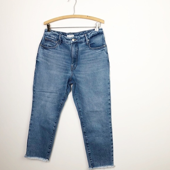 Good American high rise raw hem jeans - Picture 11 of 11
